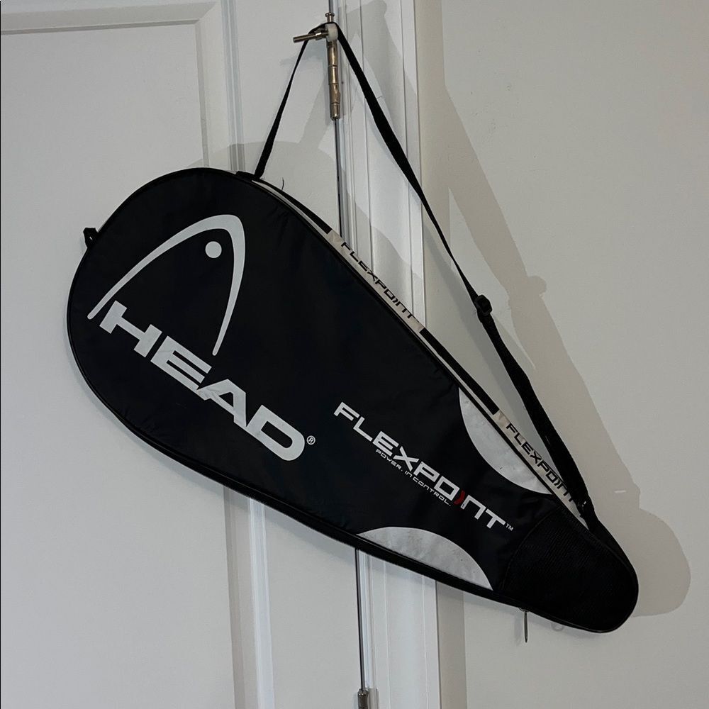 Black racket racquet Head Flexopoint Performance carry tennis shoulder bag